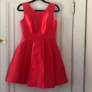 Kate spade hot pink bow back mini dress